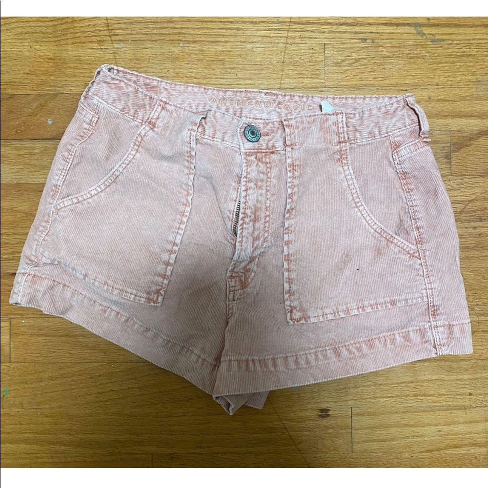 American Eagle Corduroy Pink Shorts